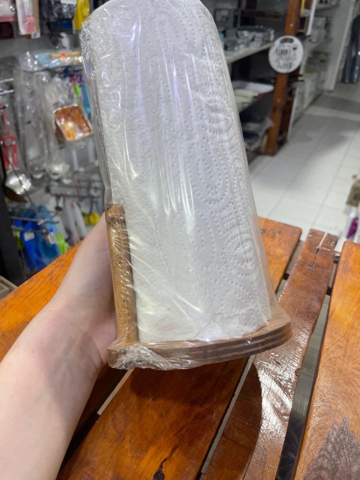 Papier avec son support bois 