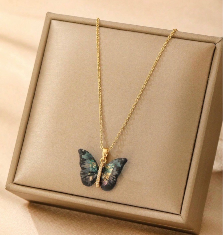 Collier papiollon inoxydable ✨💯