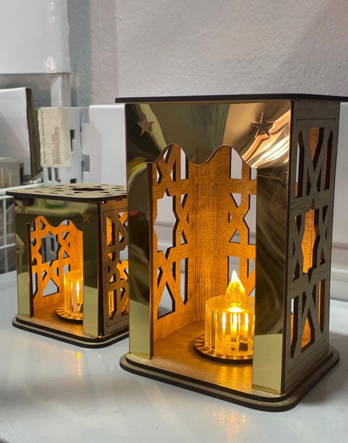 Deux bougies décoration 🕯