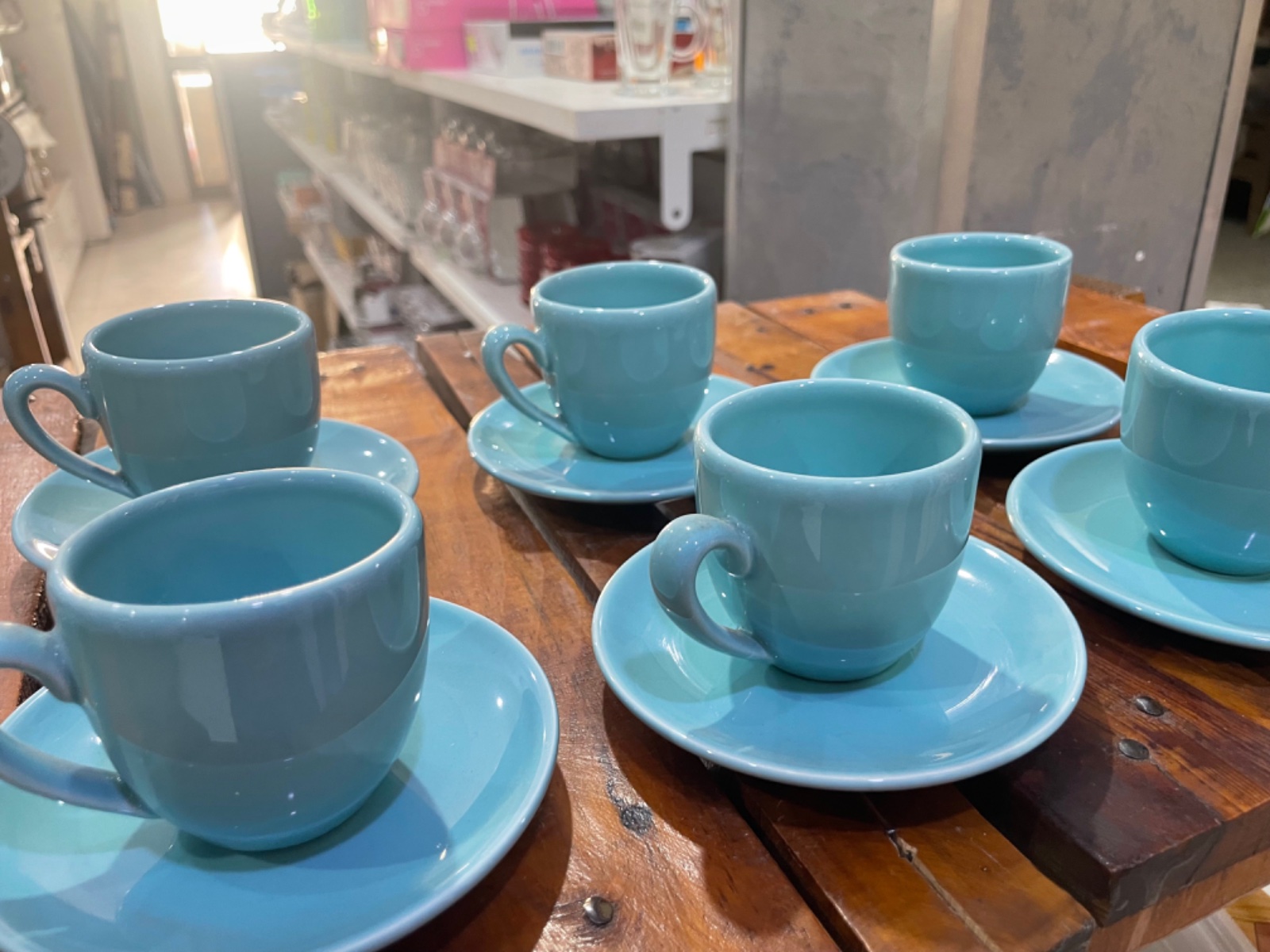 6 verre blue