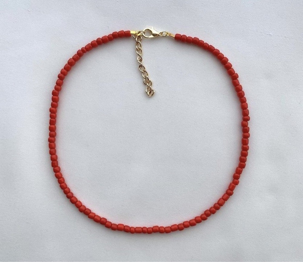 Collier simple rouge ❤️