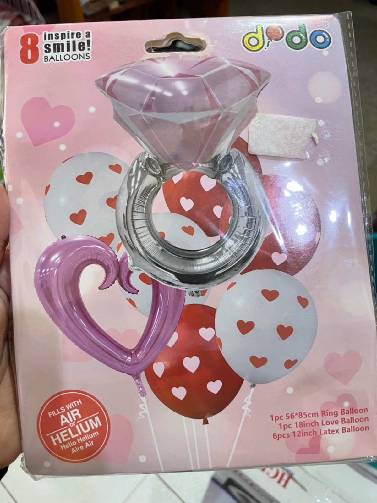 Ballon mariage proposition
