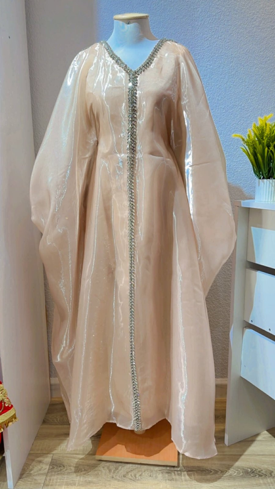 Robe soirée brillante