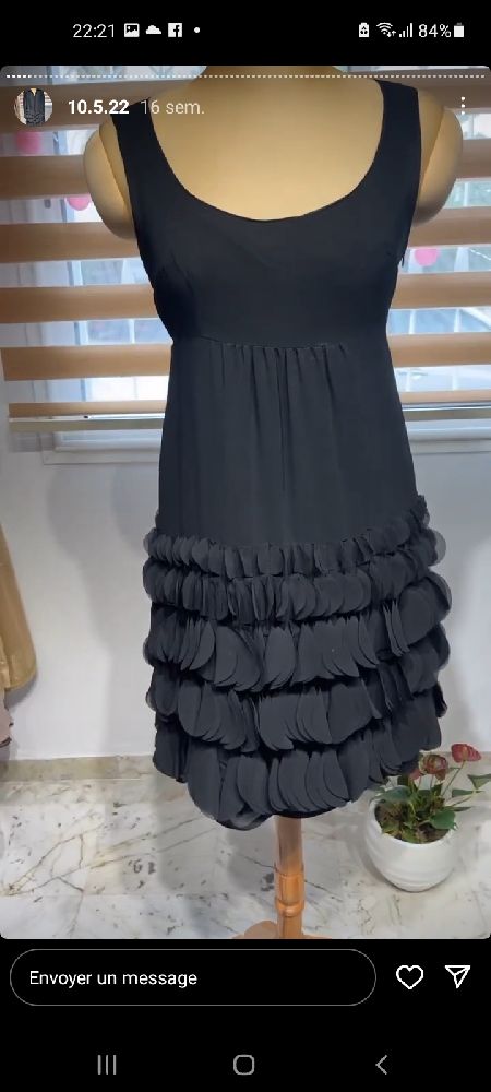 Robe veste noir Sonia k