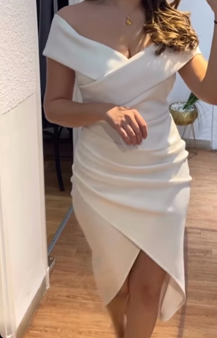 Robe soiree col bateau