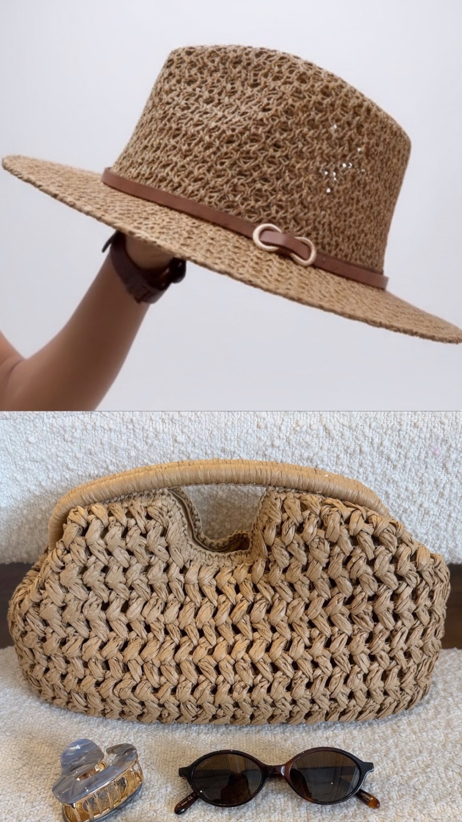 Set couffin et chapeau 