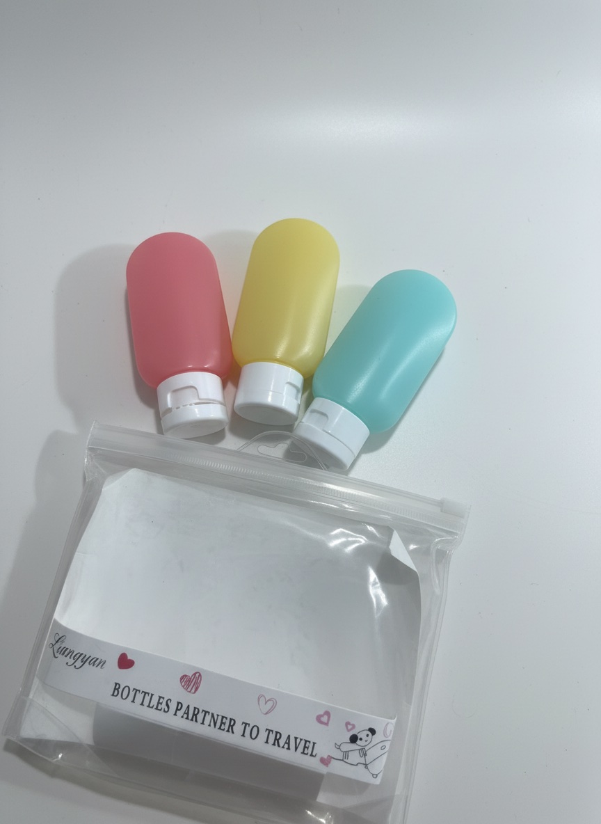 3 travel bottles 