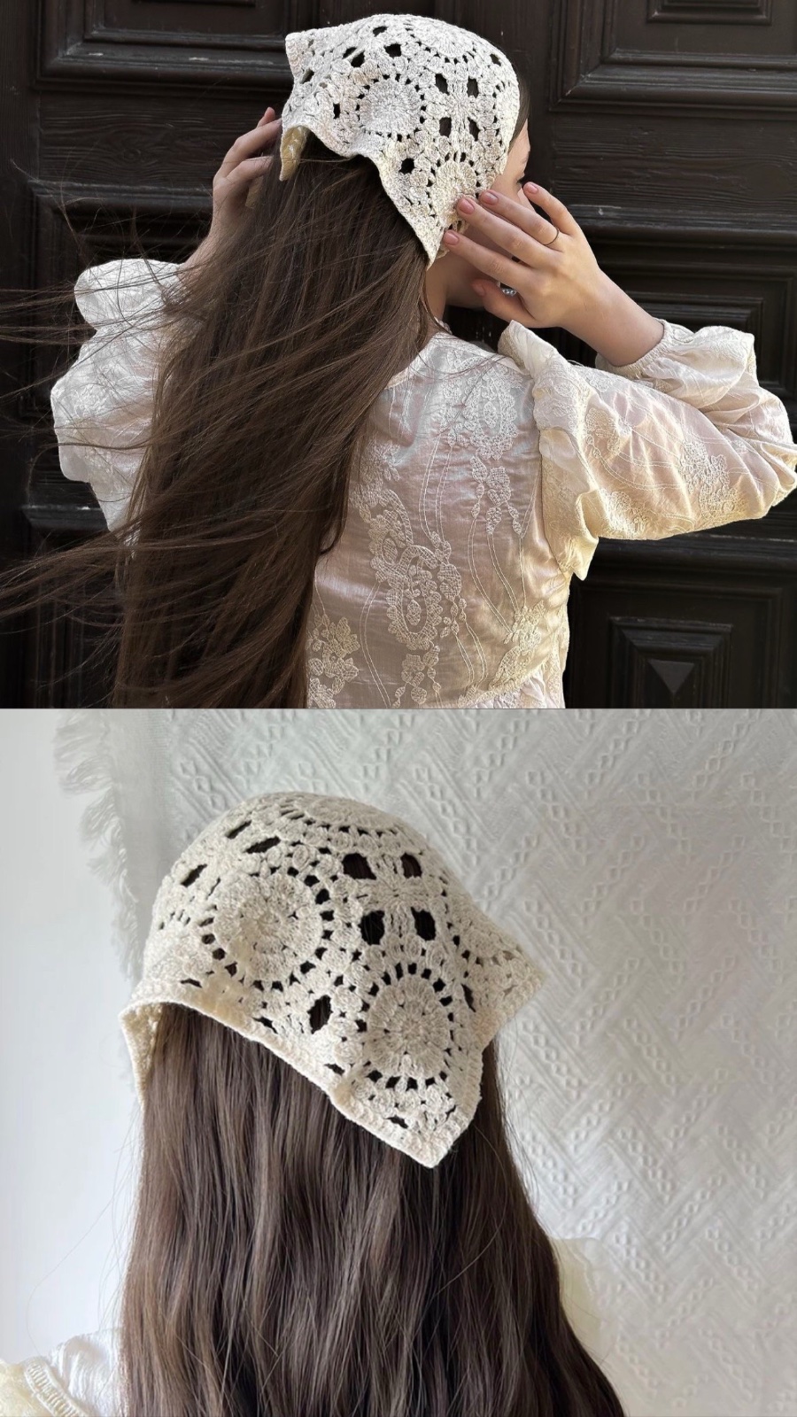 Foulard en crochet
