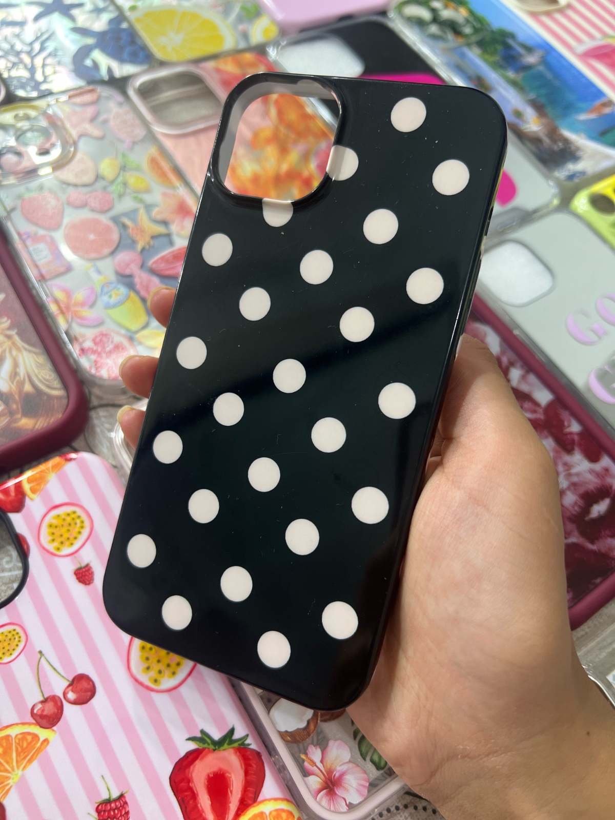 Coque polka dots