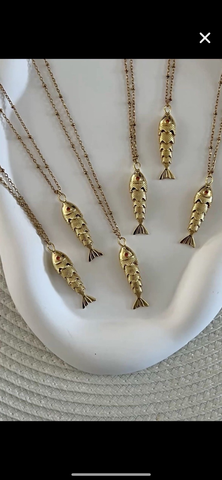 Collier houta inoxydable