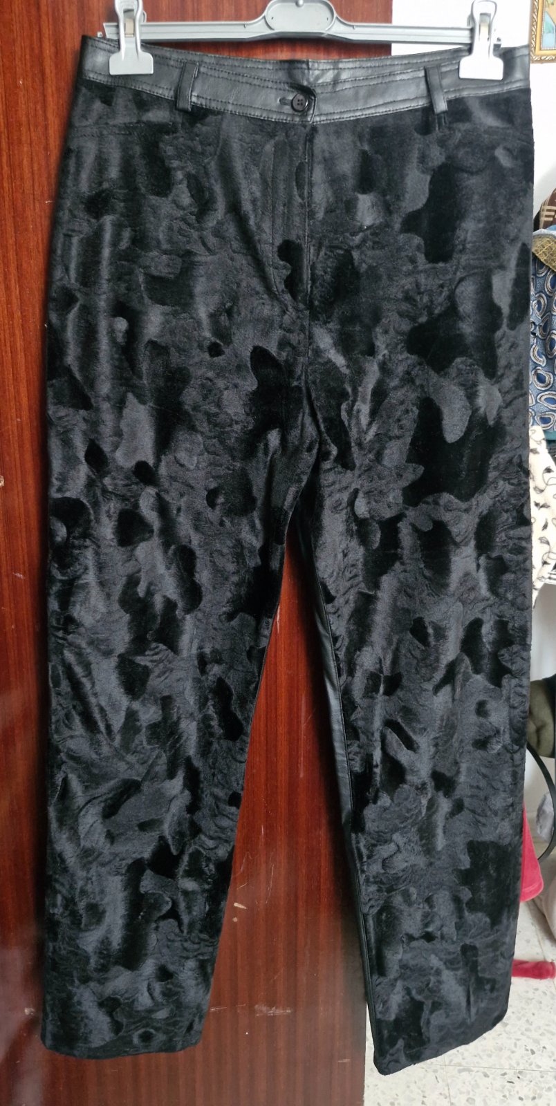 Pantalon cuir veritable