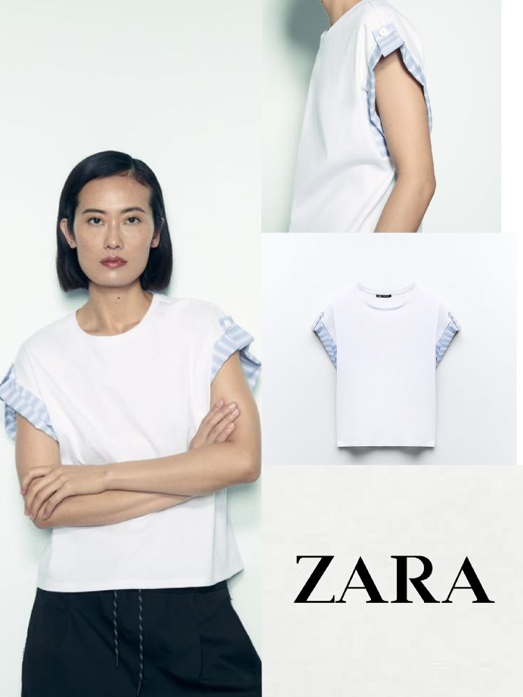 T-shirt blanc - ZARA