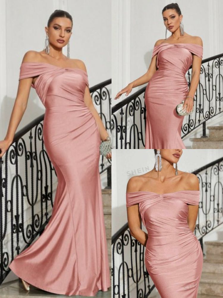 Robe soirée en rose🌹