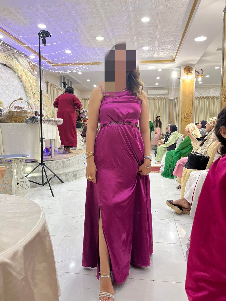 robe soirée taille M en violet