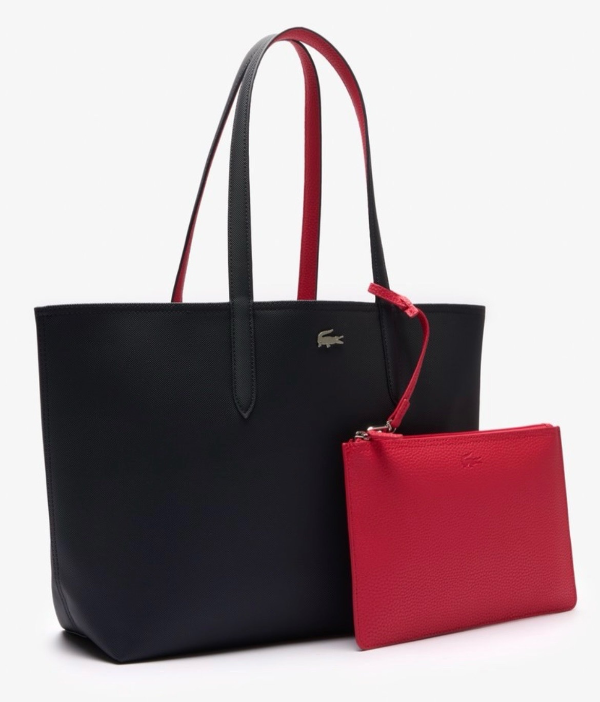 Sac a main Lacoste Sac Cabas Reversible Anna Marine Rouge