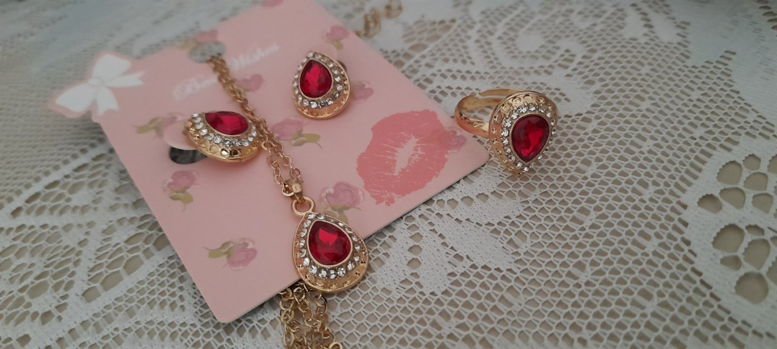Série doré & rouge 