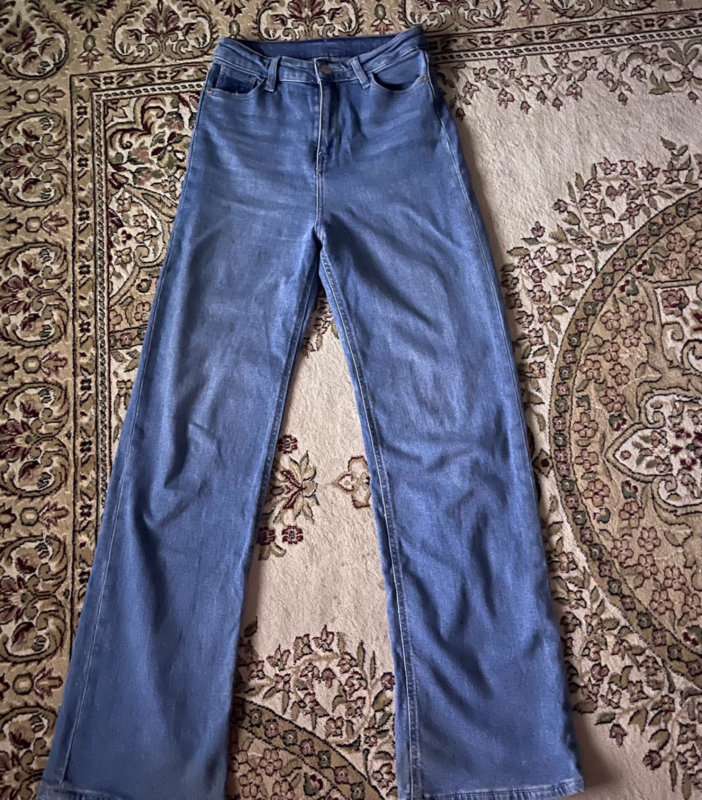Straight leg jeans