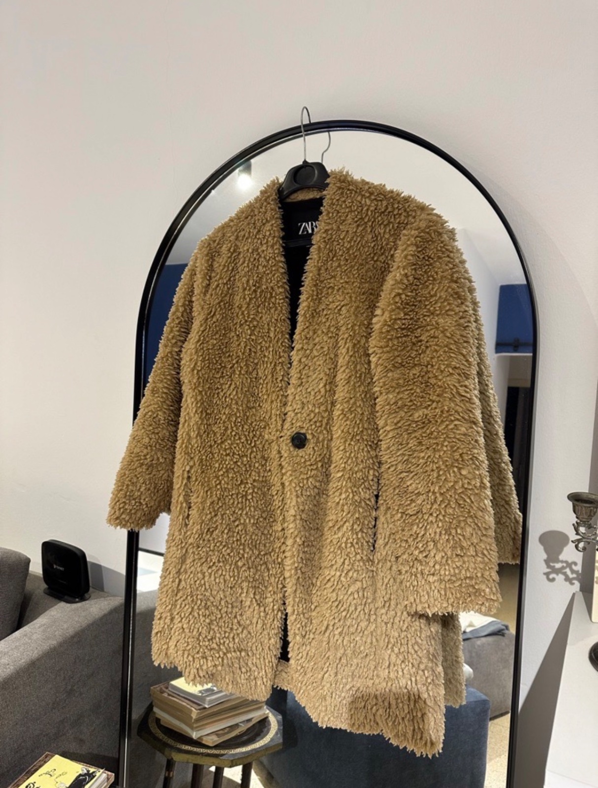 Manteau polaire ours en peluche ZARA