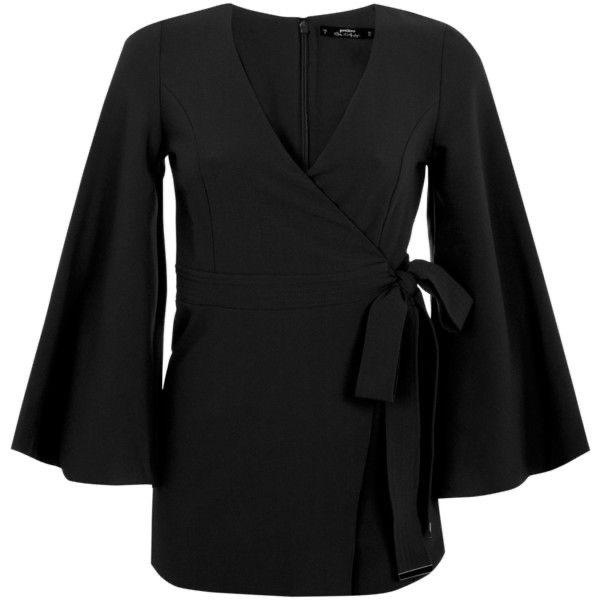 Miss Selfridge Petite Kimono Playsuit