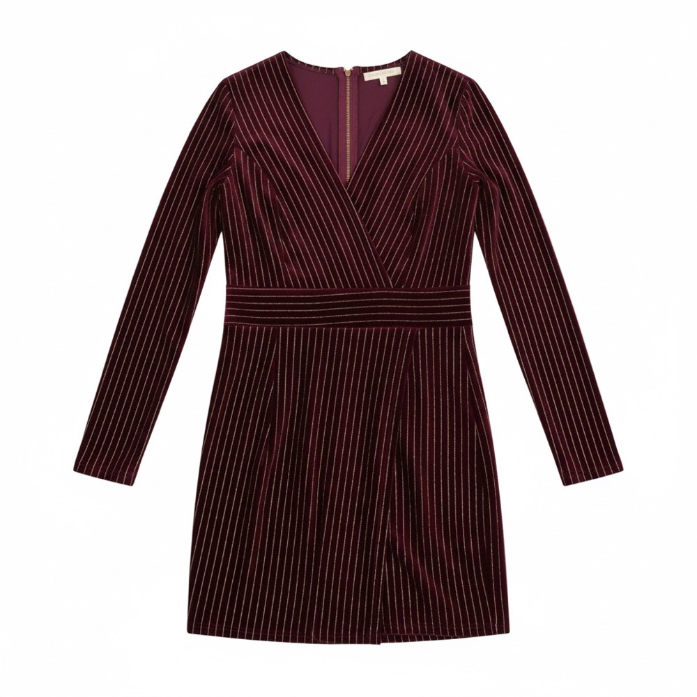 Robe de Soirée Burgundy Élégante – Tailles L