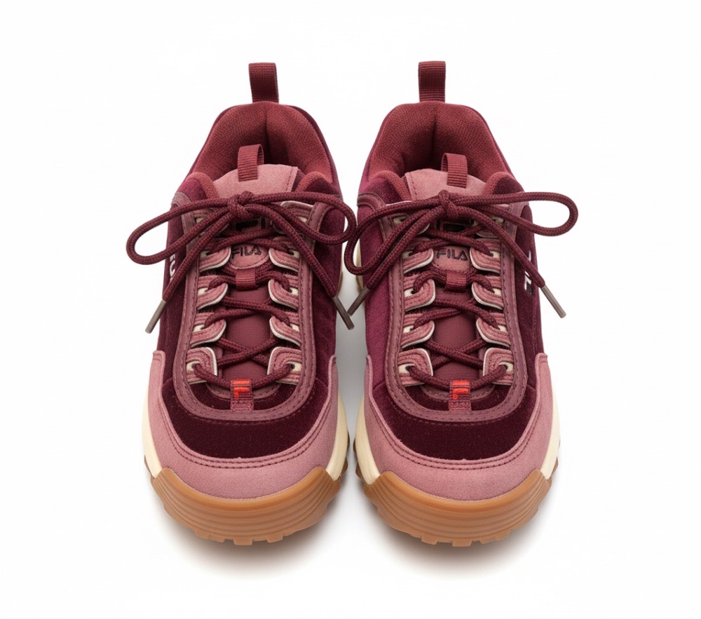 Fila Burgundy Sneakers – Size 38