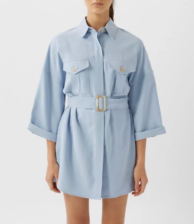 Robe stradivarius Cargo Bleu Ciel – Tailles S & M