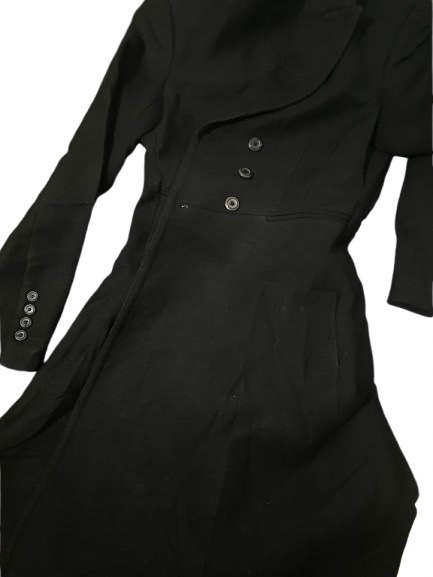 Manteau noir Cachemir
