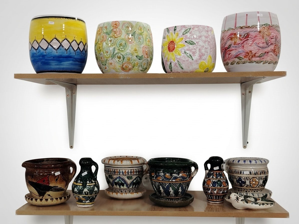 Des pots céramique pour décoration d'intérieur et d'extérieur 