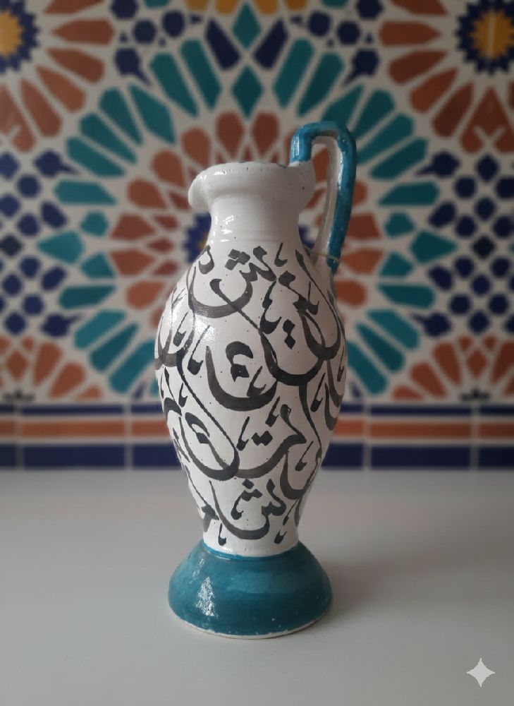 Vase céramique émaillée pour décoration intérieure et extérieure 