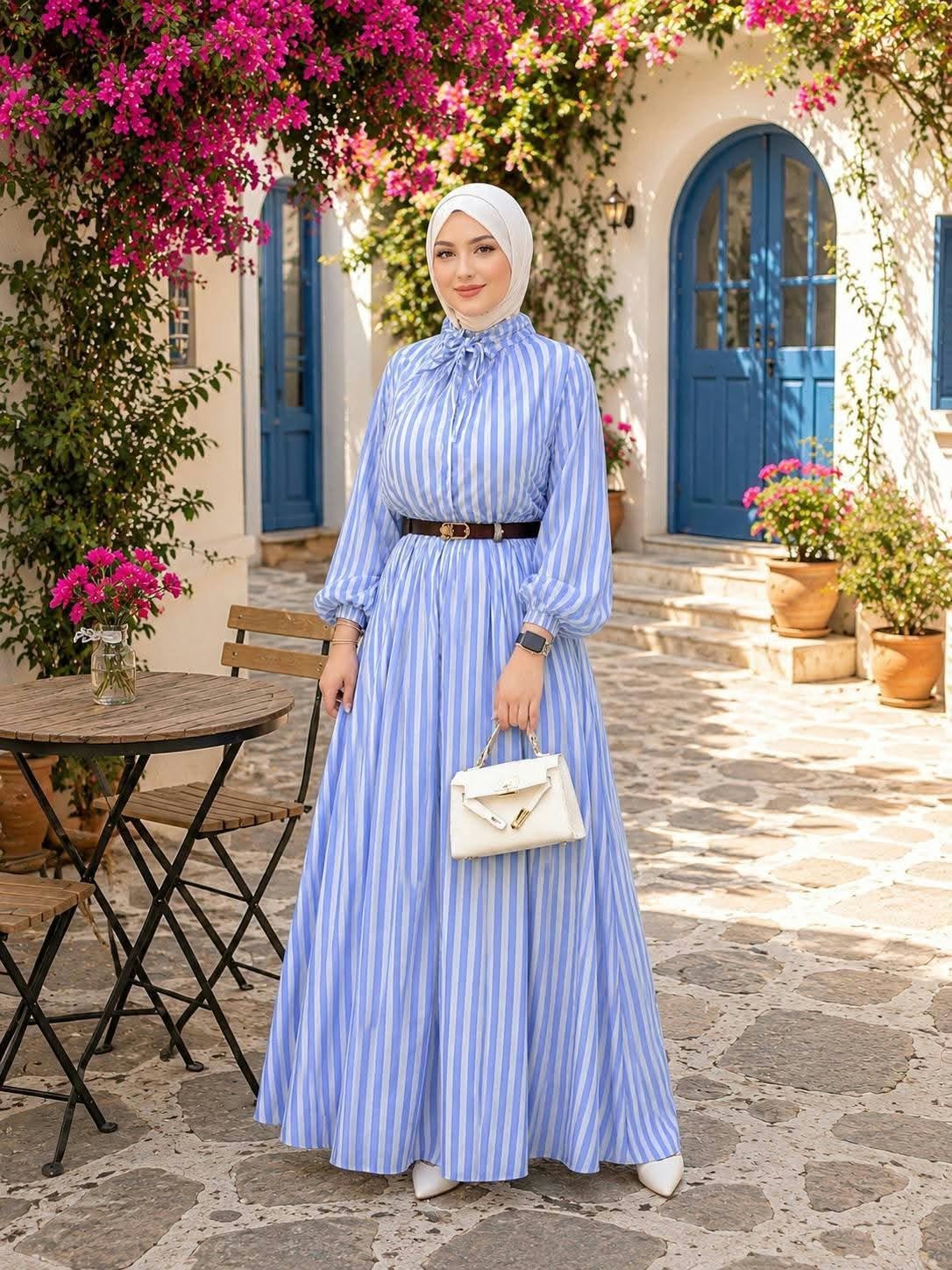 Robe bleu 