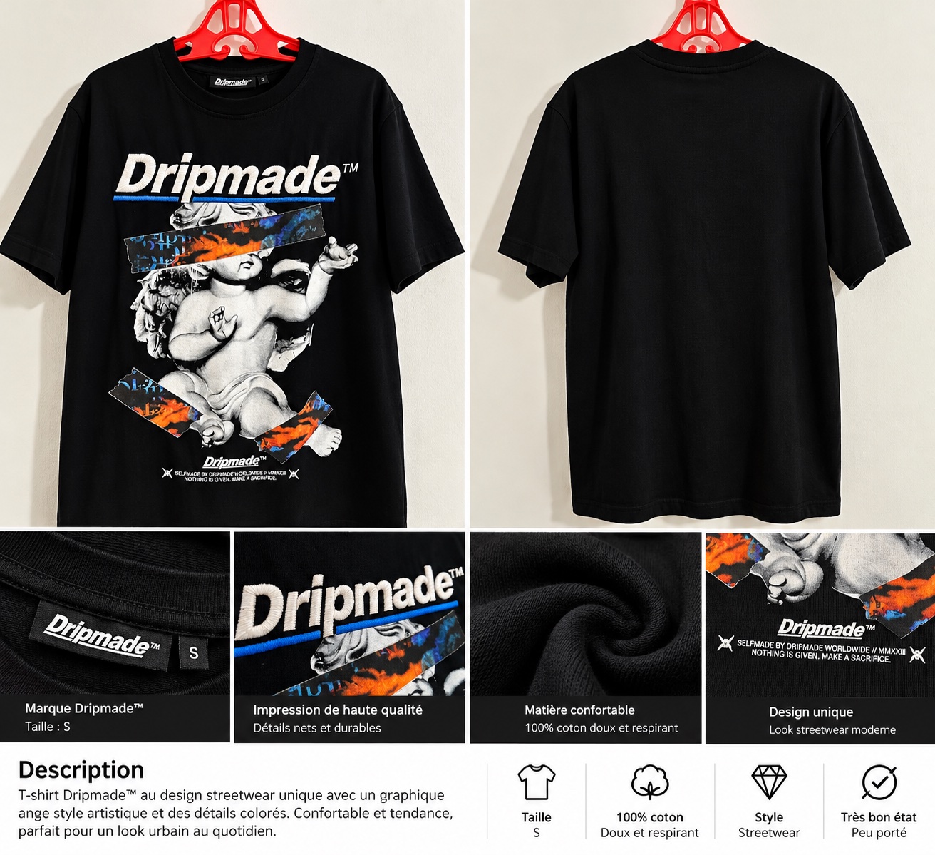 T-shirt Dripmade™ – Streetwear Premium 
