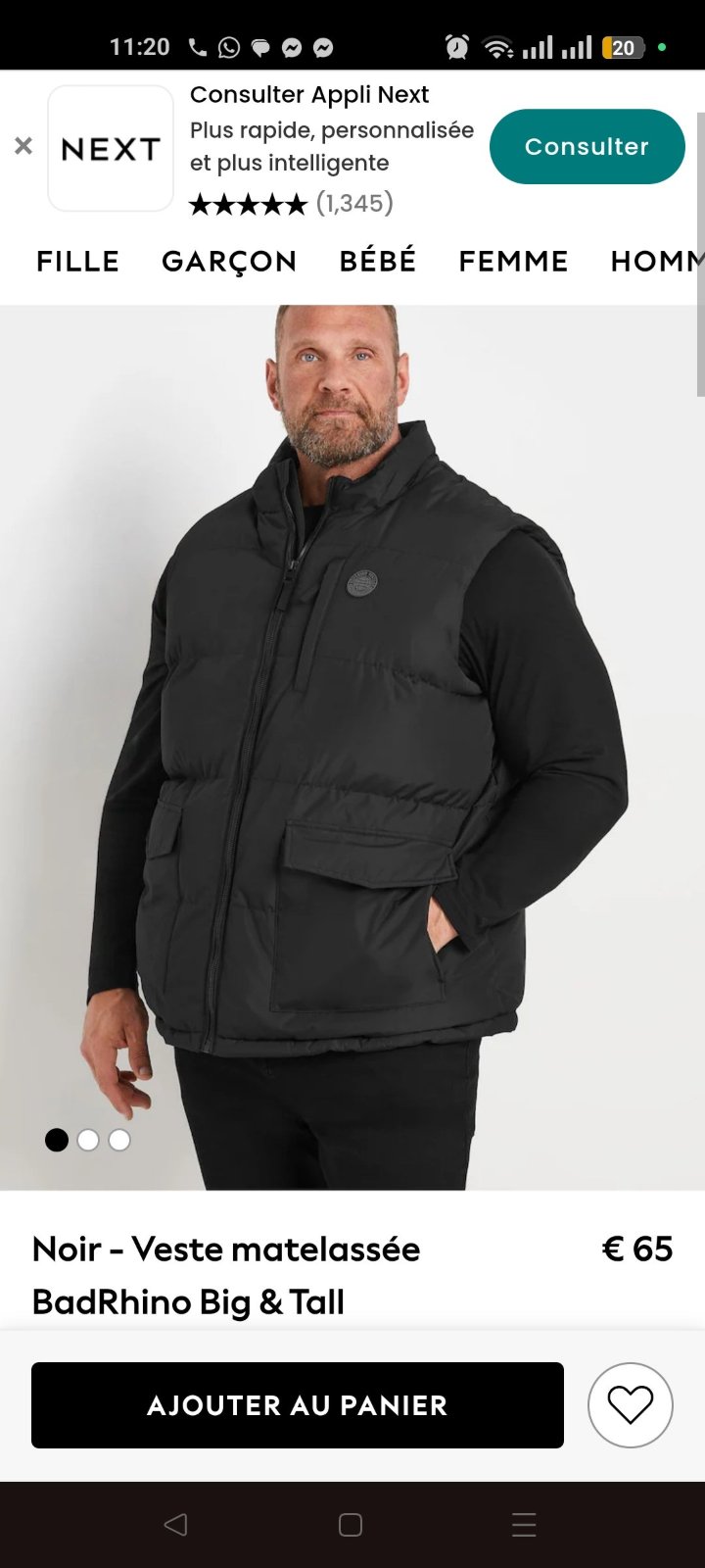 Veste matelassée