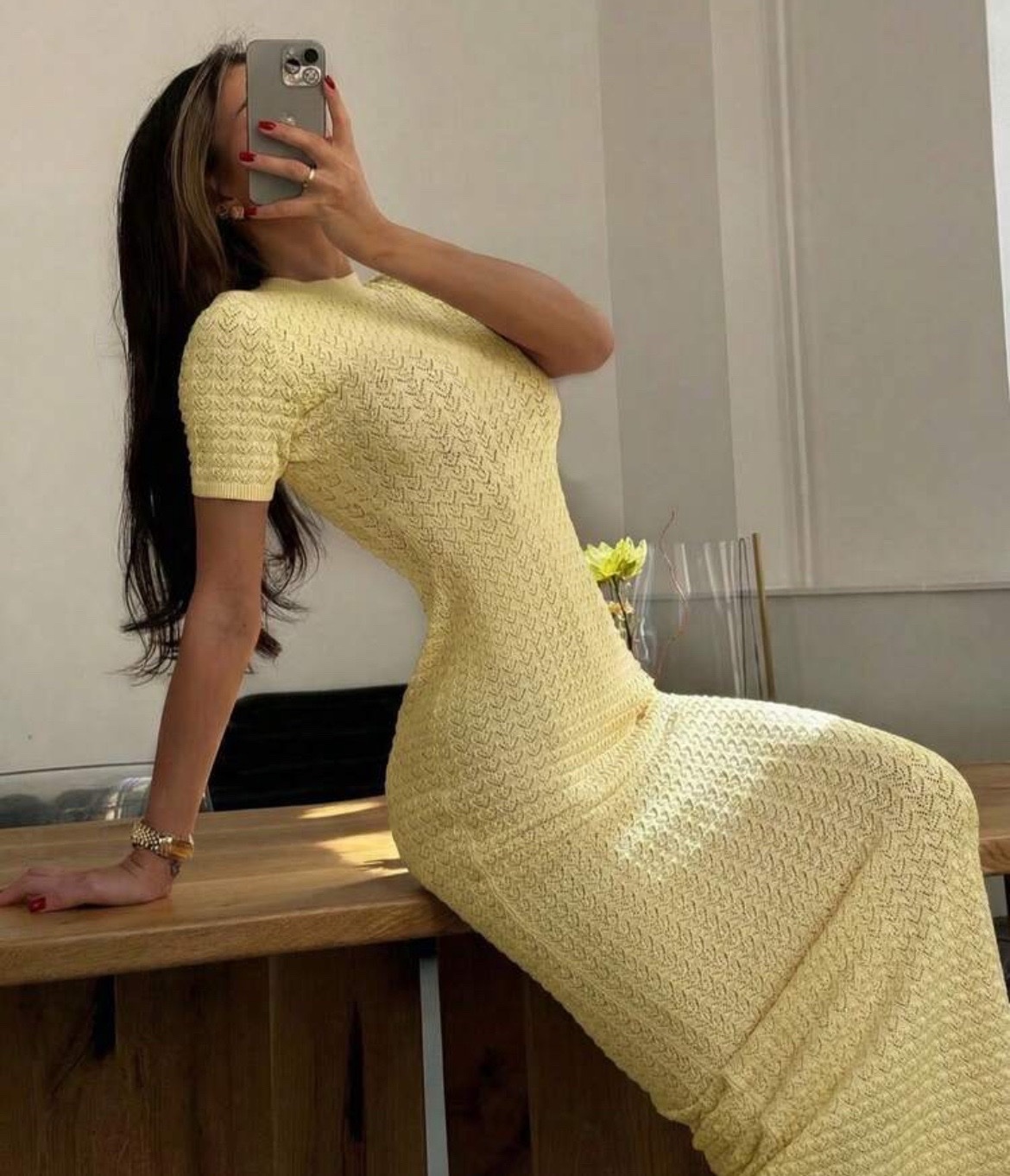 Butter yellow dress shein tlabes S /M neuf 💛💛🏷️