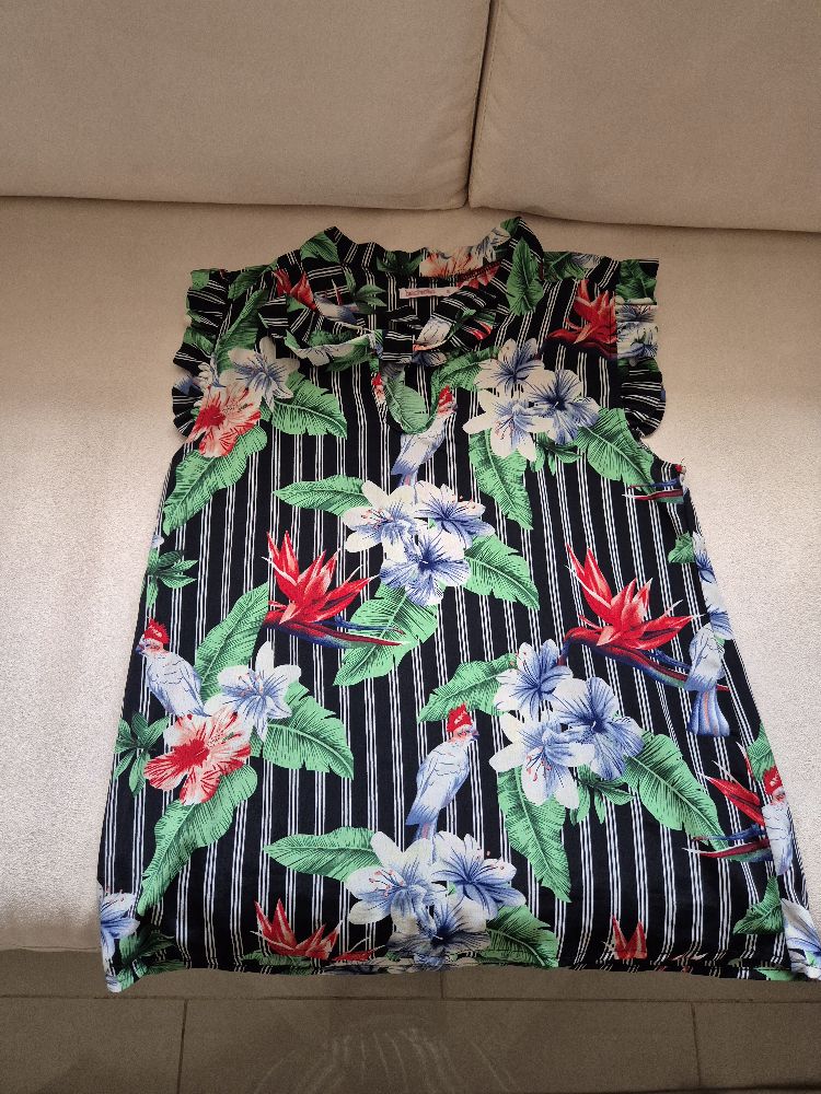 Chemise fleurie
