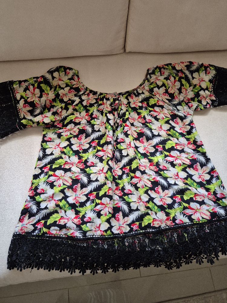T-shirt fleuri