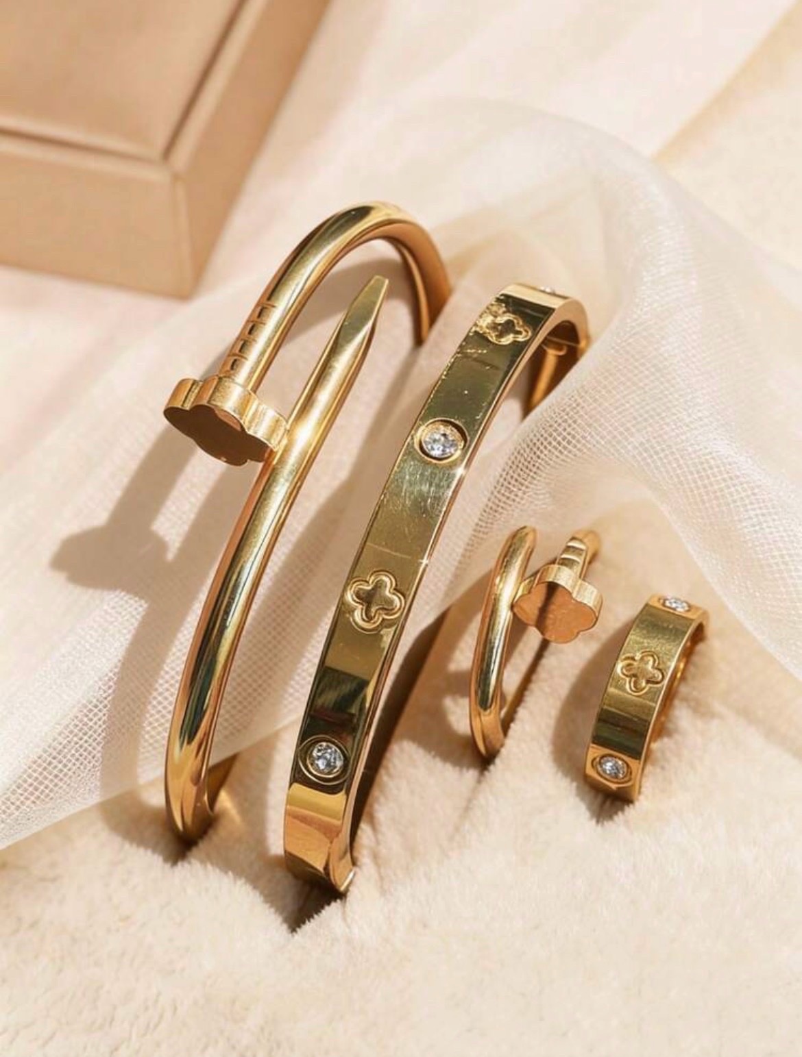 4 pieces stainless steel