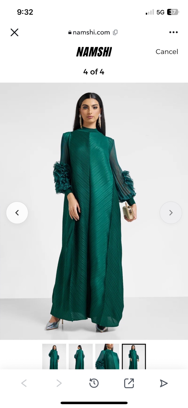Robe trés classe importée + foulard cadeu de la meme couleur