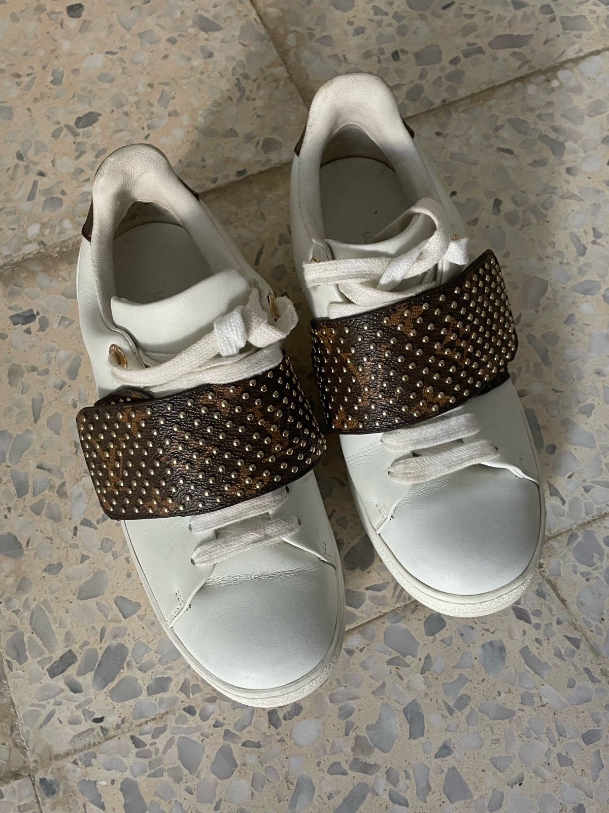 Baskets louis vuitton authentiques