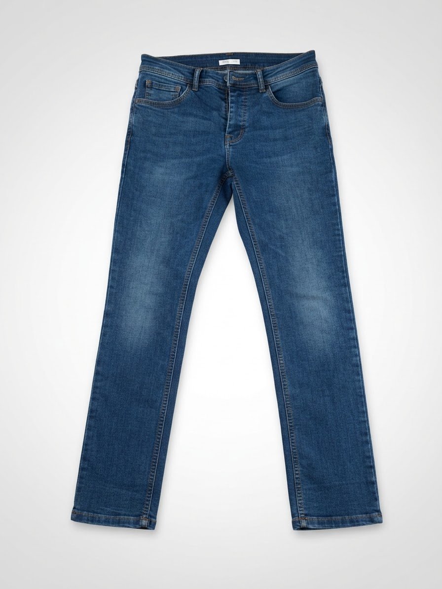 Pantalon jean taille haute