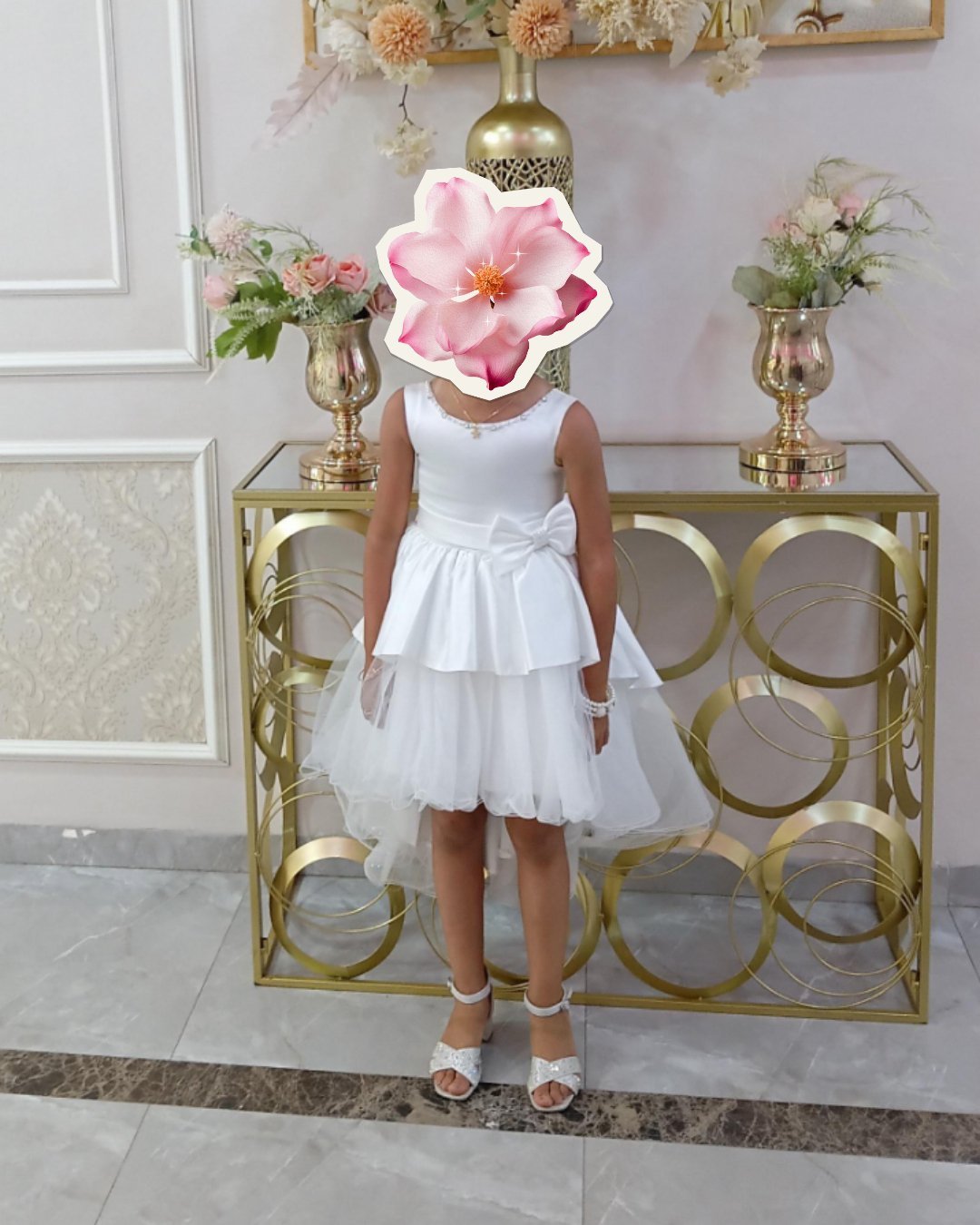 Robe de cérémonie avec sandale 