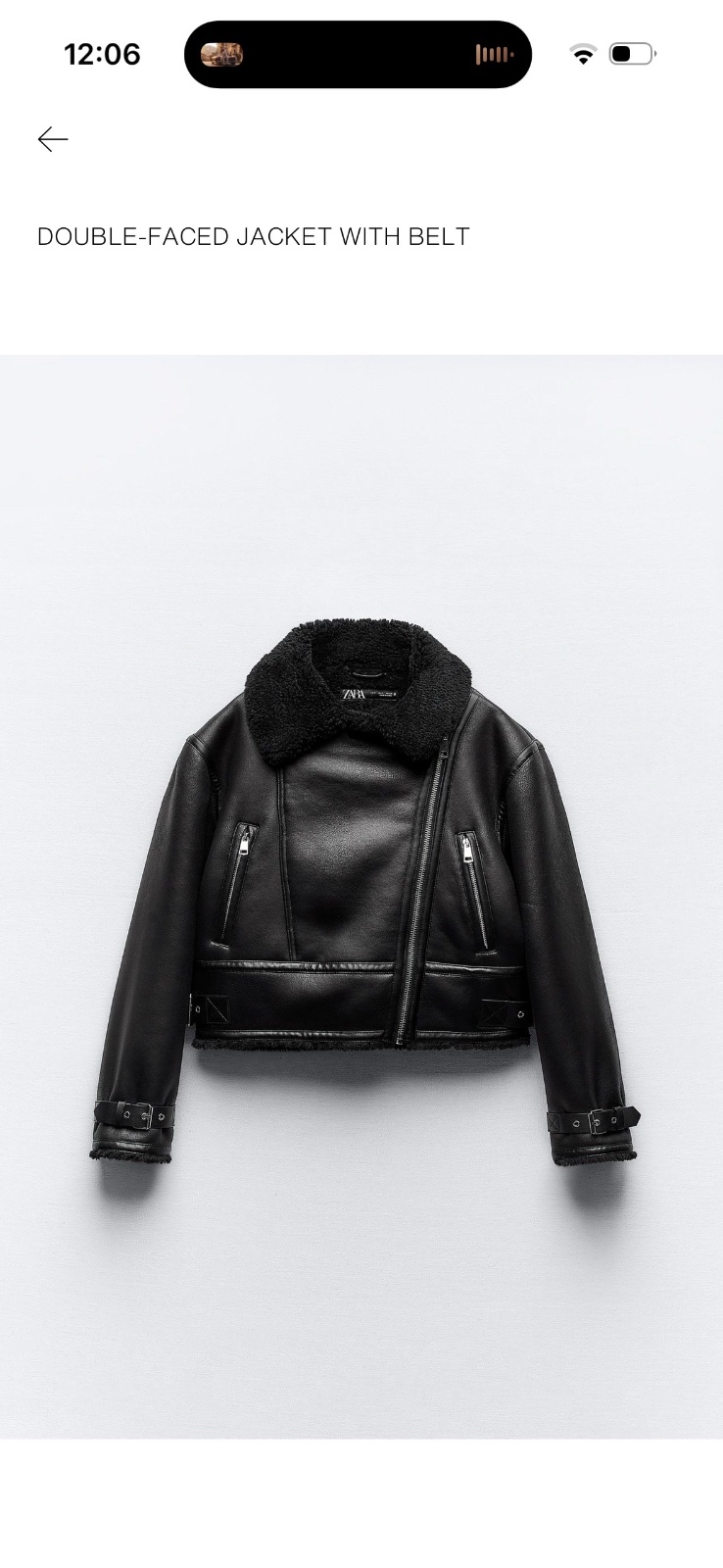 Jacket Cuir Zara 
