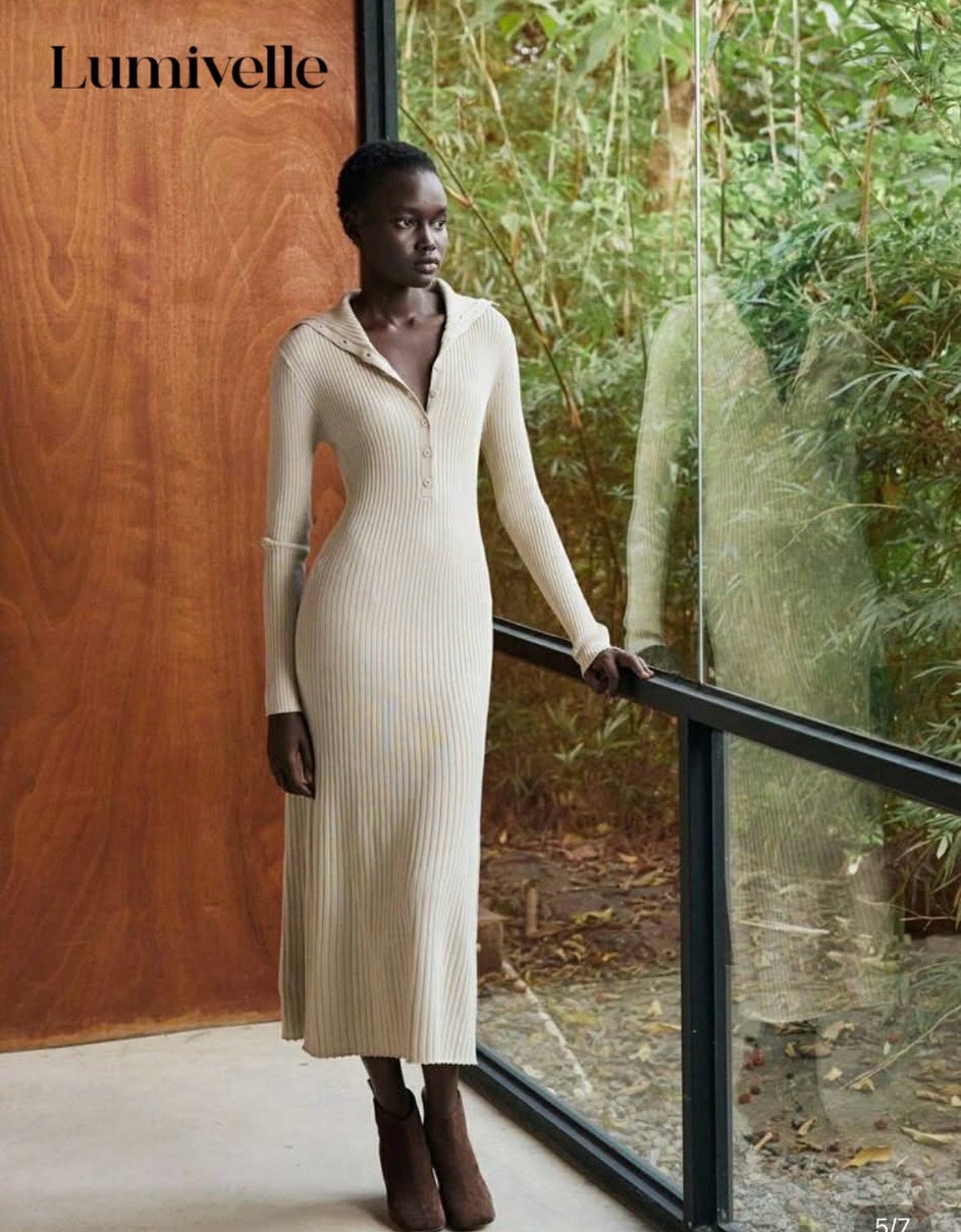 Robe en maille