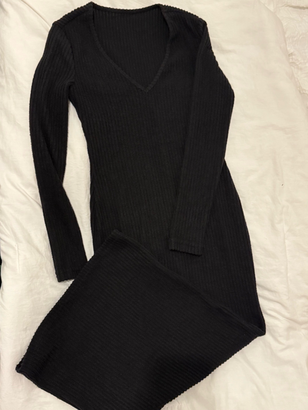 Robe noire moulante 