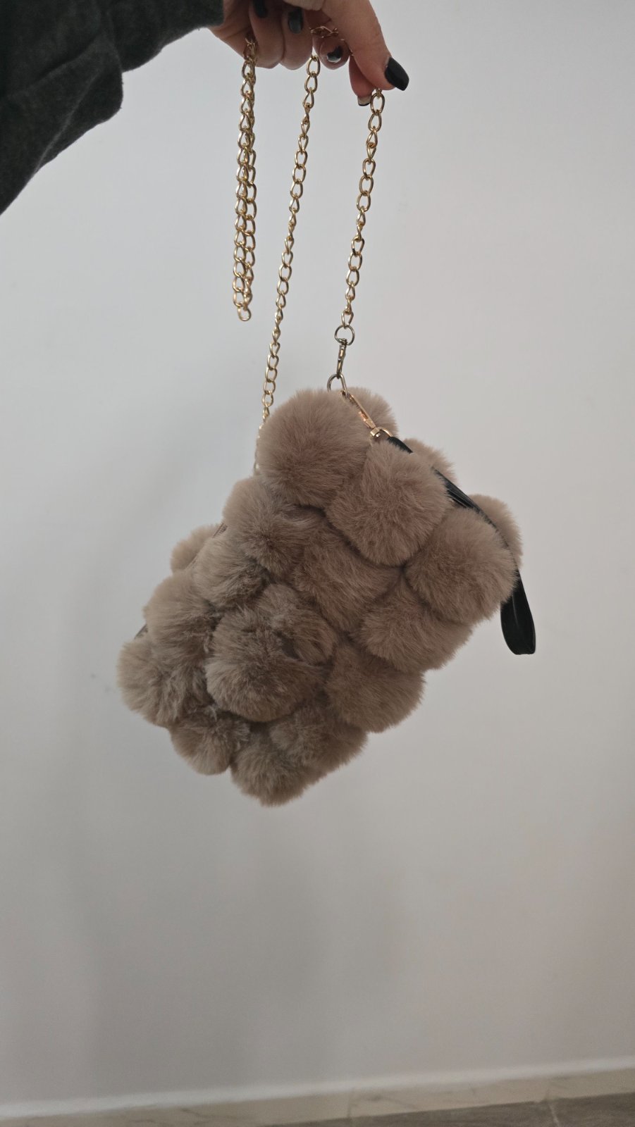 Sac Strass avec ponpon neuf