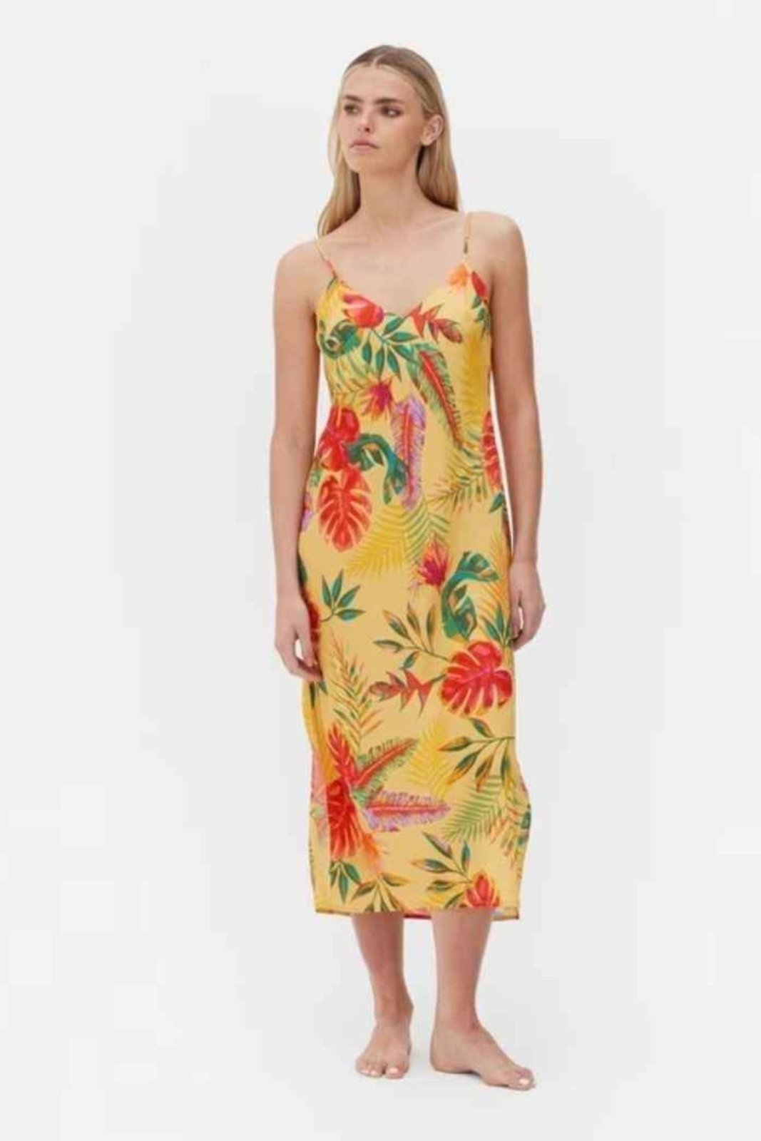Robe effet satiné 