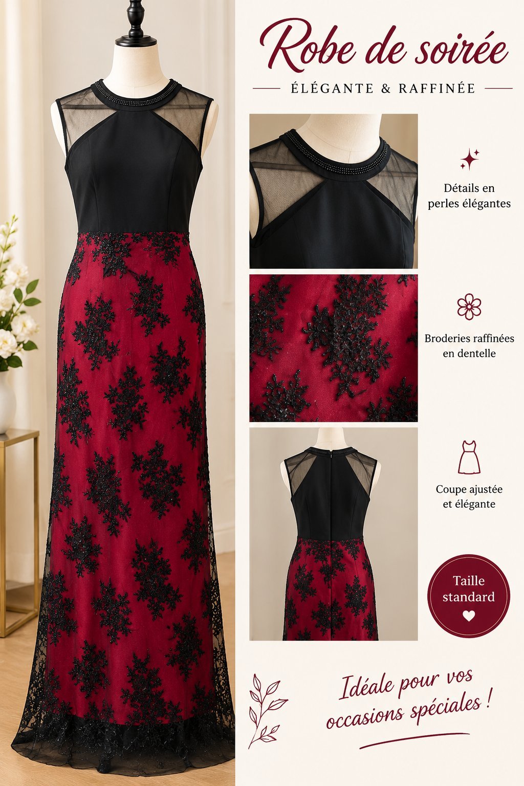 Robe soirée taille 38-40