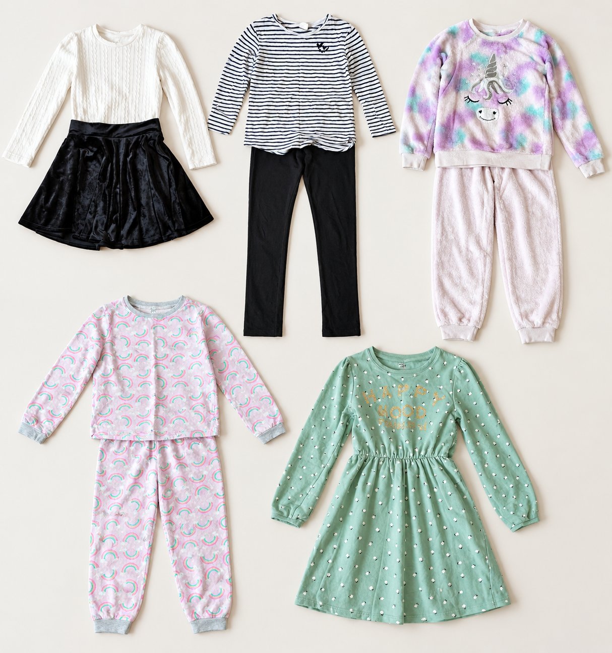 Lot vêtements fille 8-10ans 