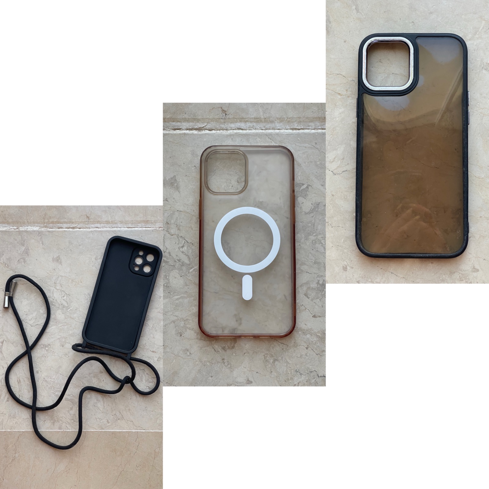 Lot 3 cases pour Iphone 12 Pro Max 