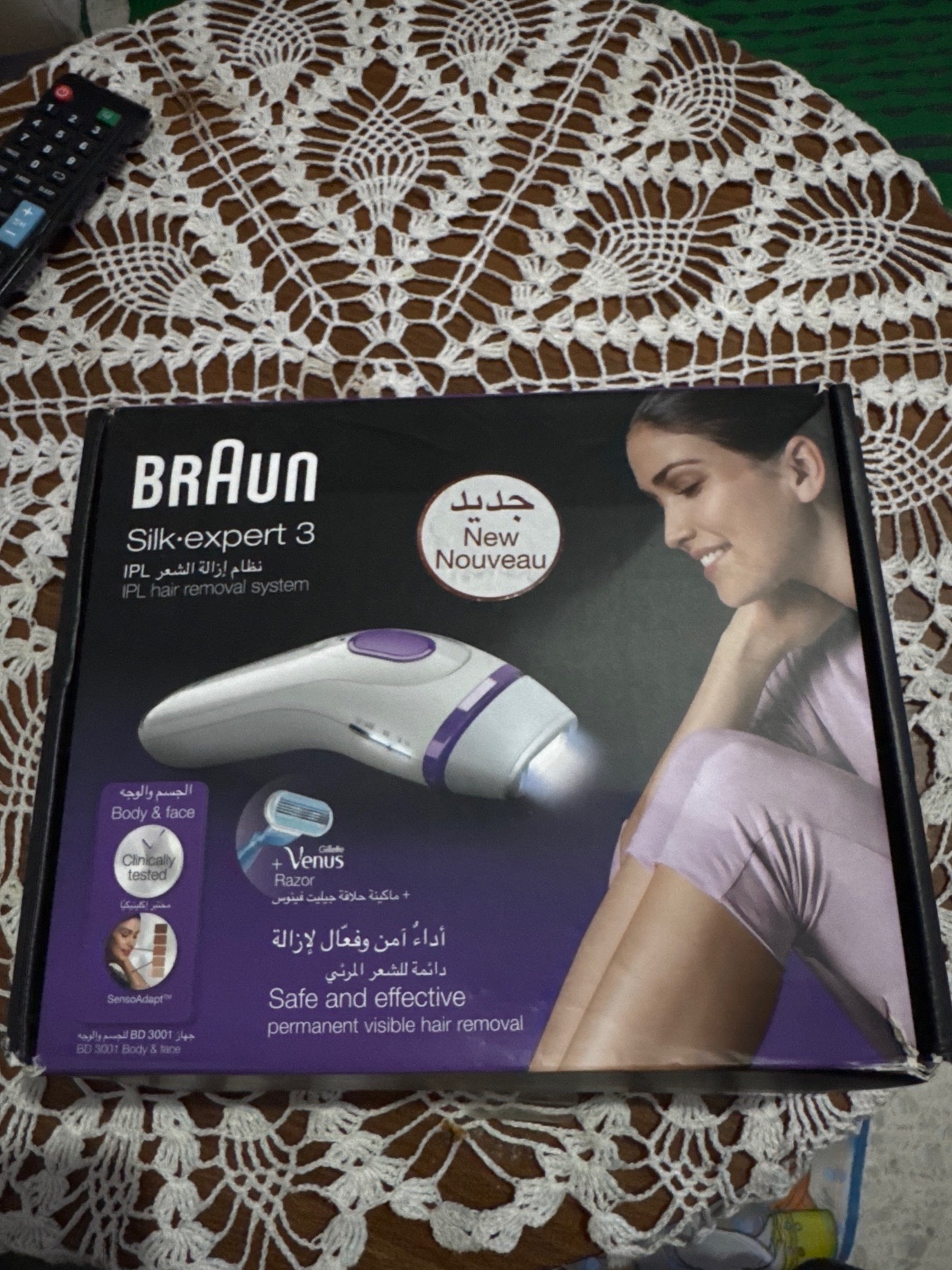 Braun silk expert 3 hair removal system