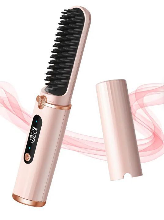 Brosse à cheveux lisser sans fil pour des retouche 